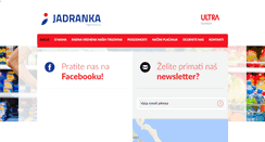 Desktop Screenshot of jadranka-trgovina.com